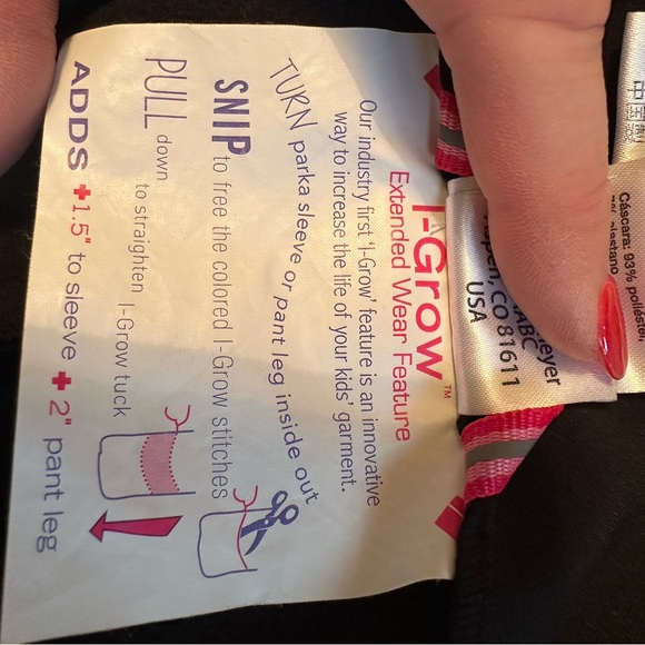 Obermeyer kids snow pants EUC size 8 - Picture 8 of 8